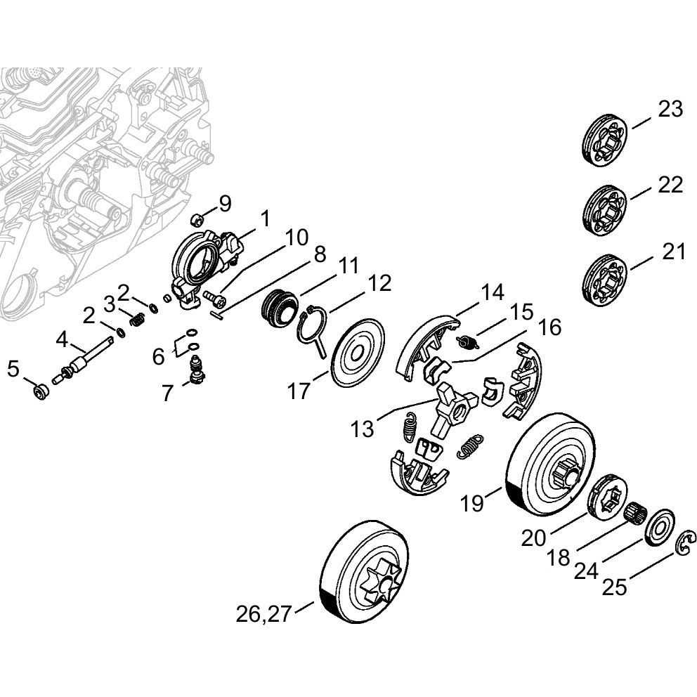 ms261c parts diagram