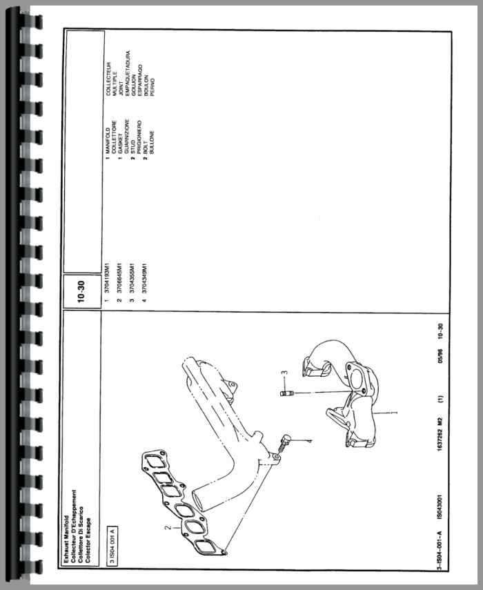 massey ferguson 1240 parts diagram