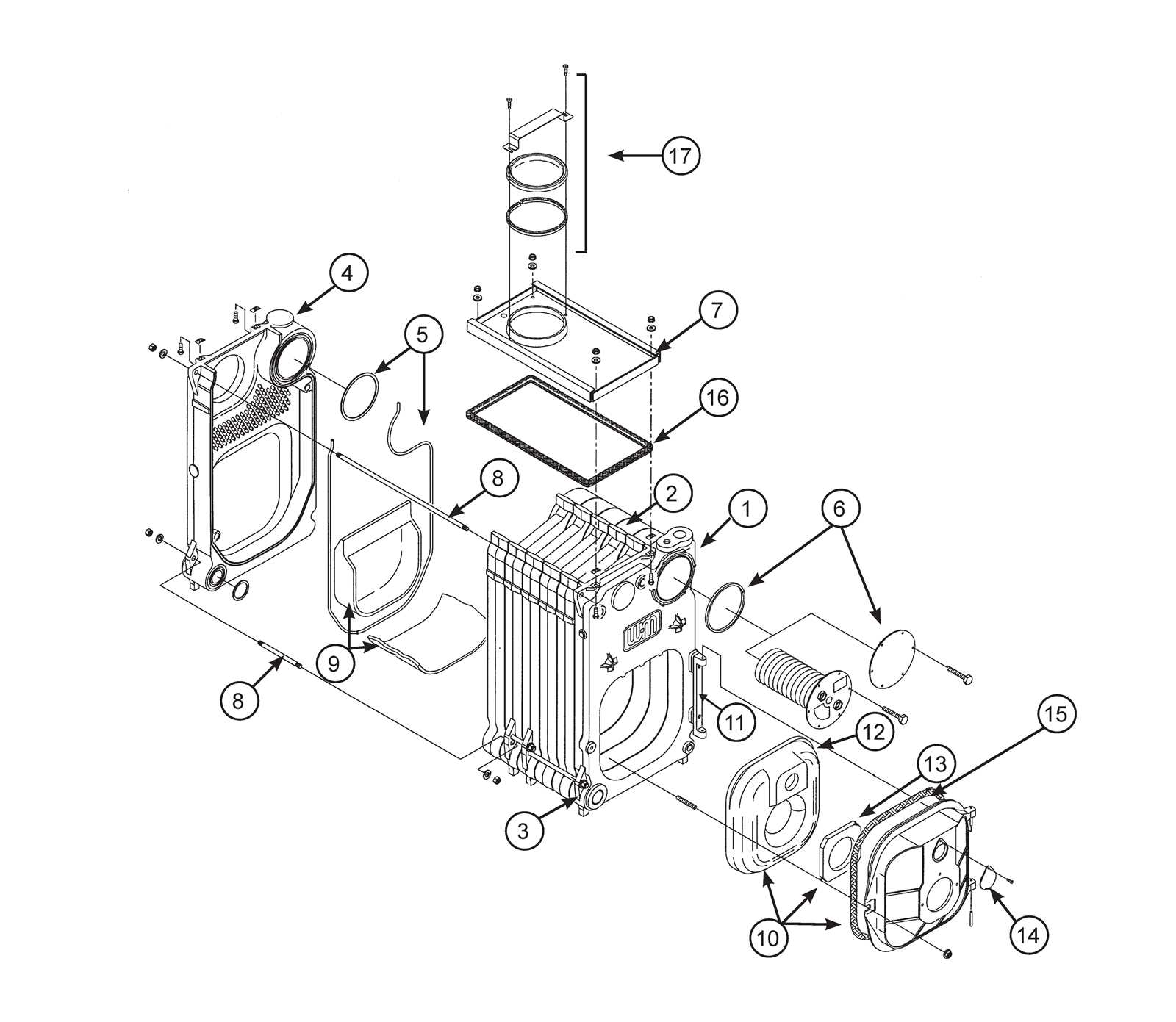 kenmore 592 washer parts diagram