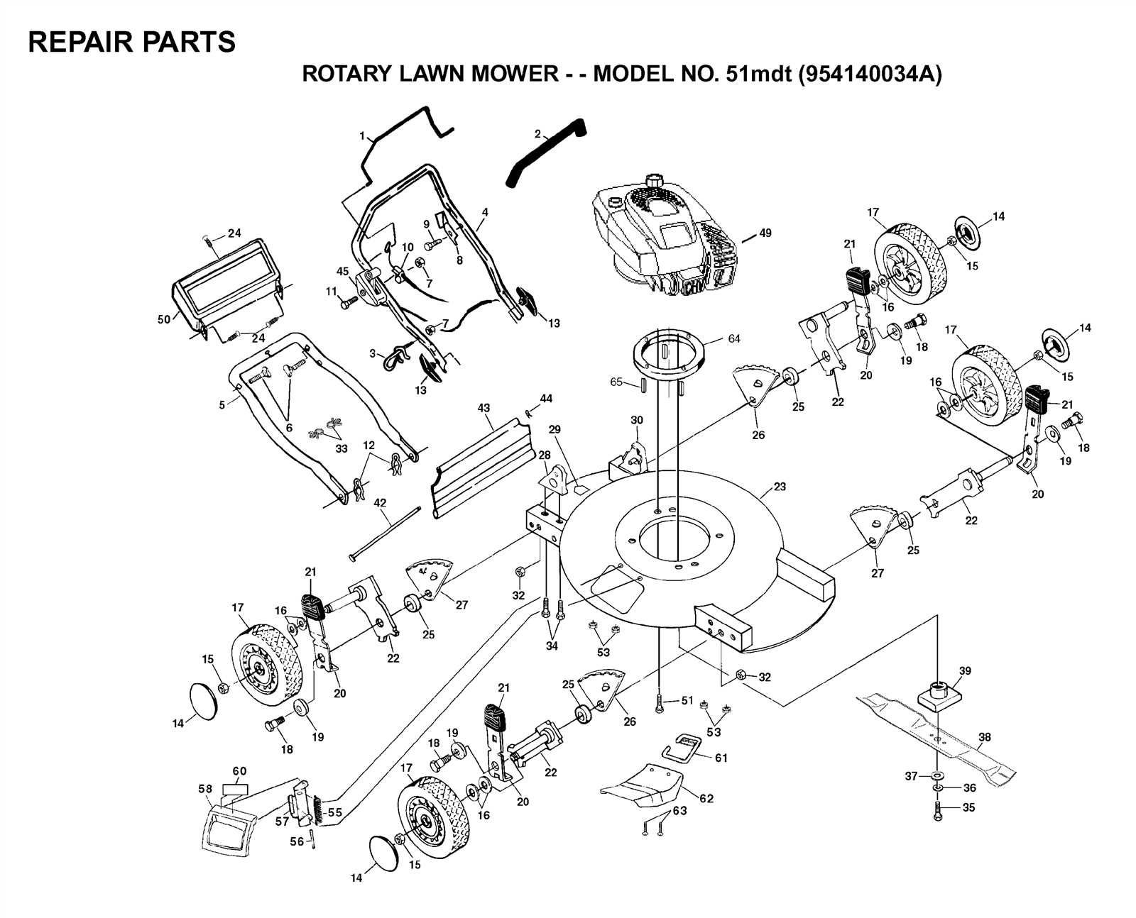 husqvarna 51 parts diagram