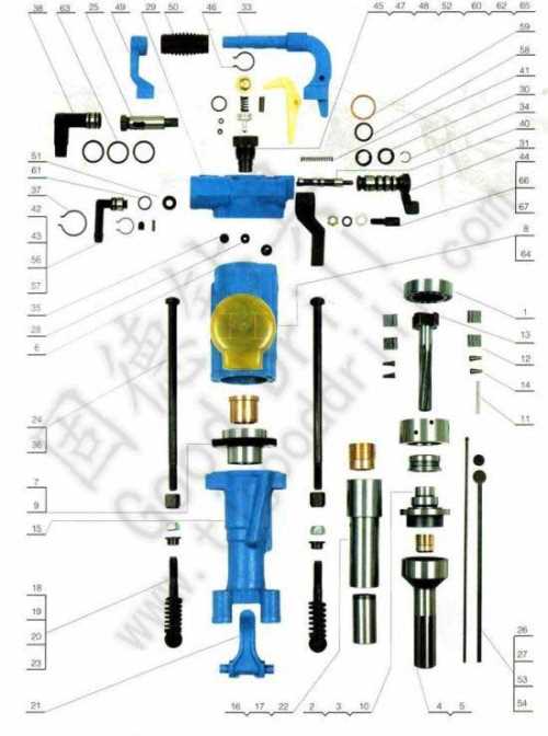 jackhammer parts diagram