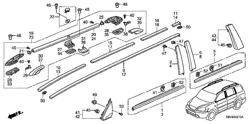 2006 honda pilot parts diagram