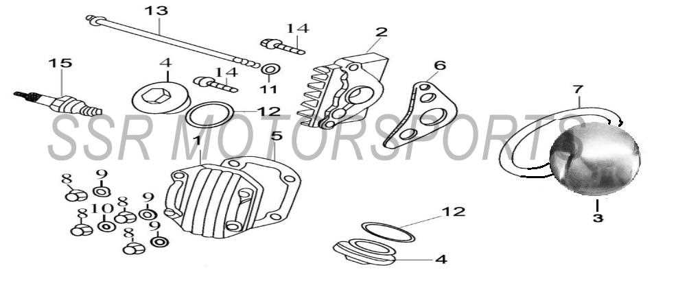 parts of a dirt bike engine diagram