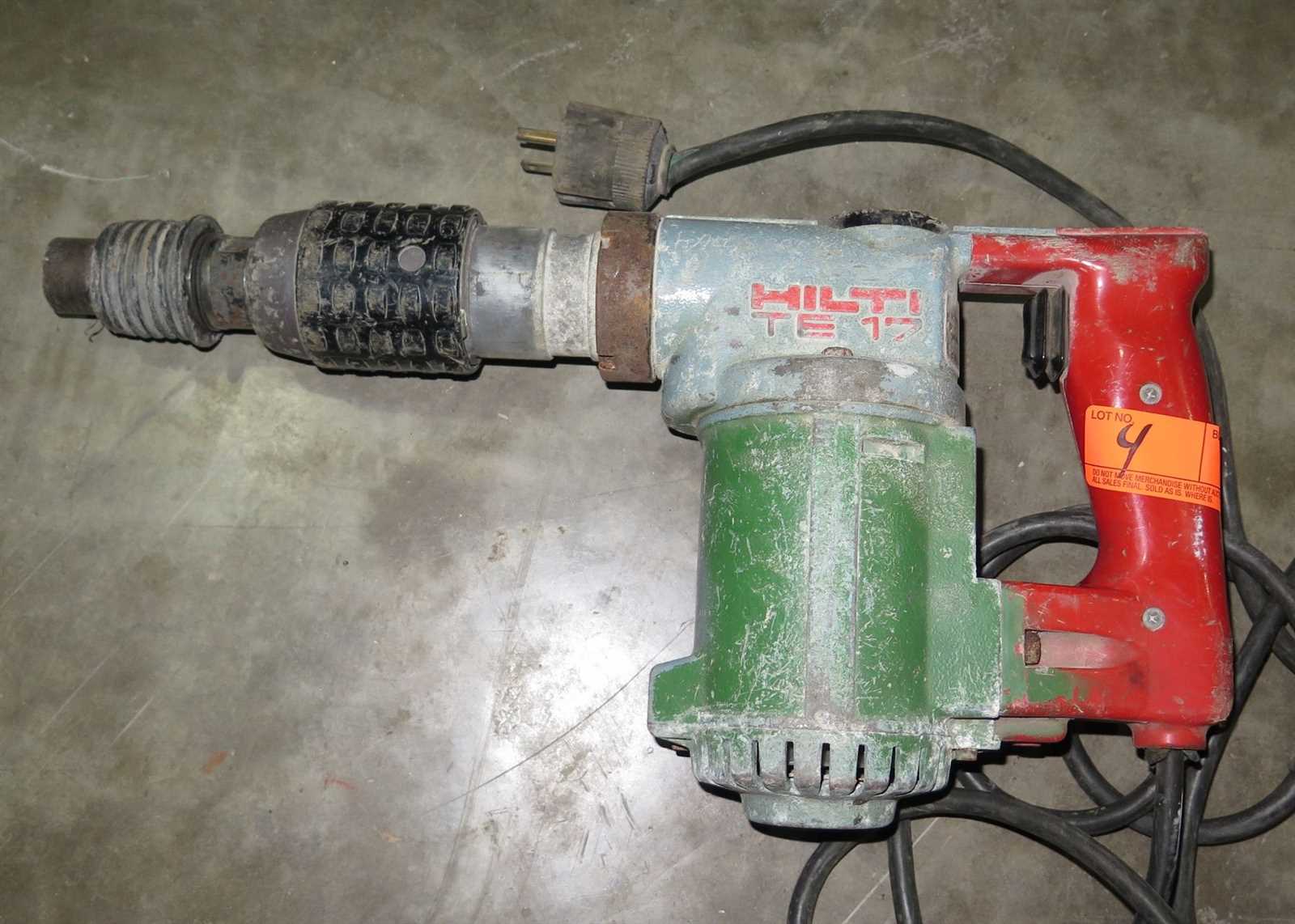 hilti te 17 parts diagram