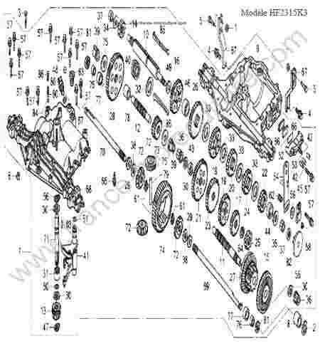 honda hf2315 parts diagram