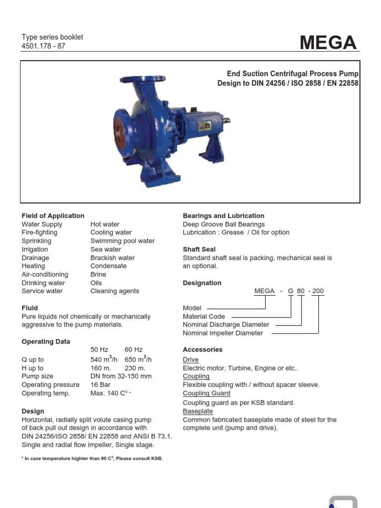 ksb pump parts diagram