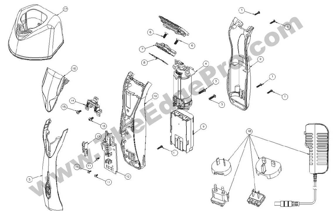 assembly wahl clipper parts diagram