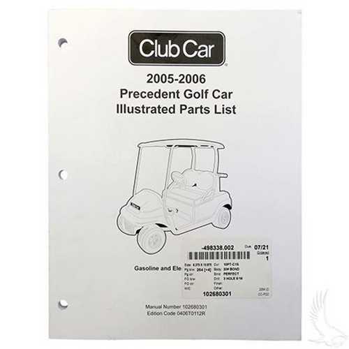 club cart parts diagram