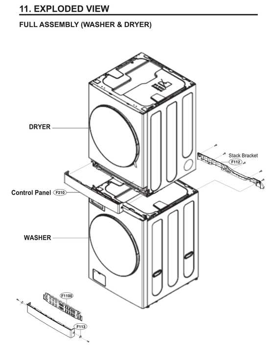 lg washer parts diagram