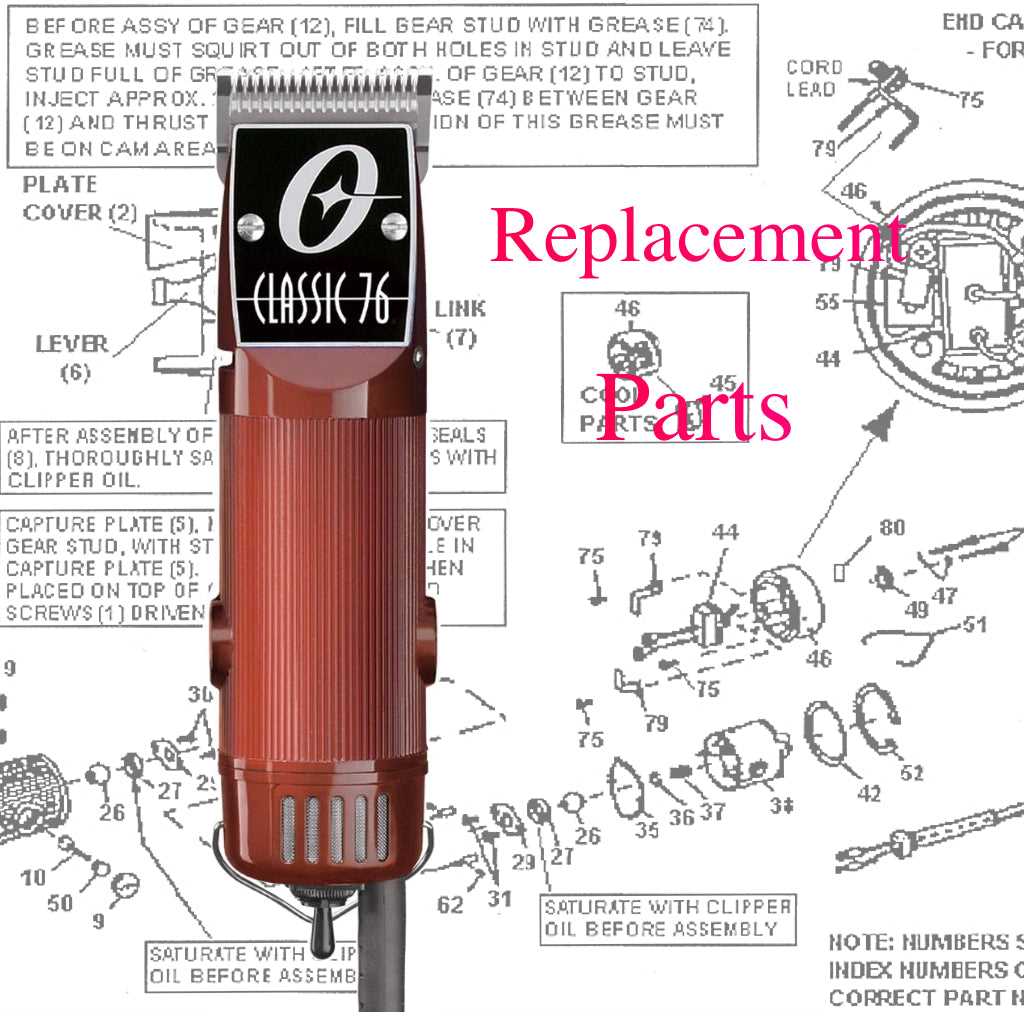 oster a5 parts diagram