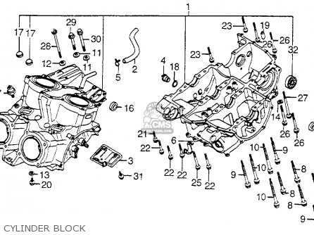 honda magna parts diagram