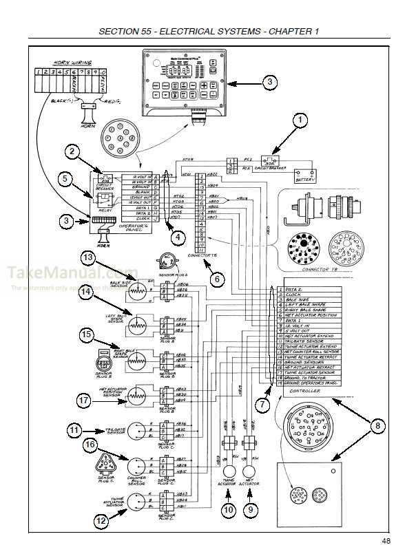 688 new holland baler parts diagram