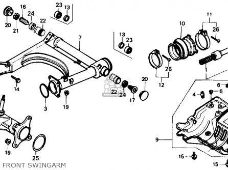 2001 honda rancher 350 parts diagram