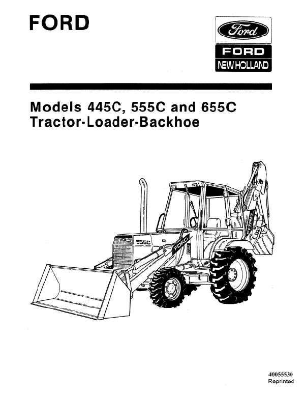 ford 755 backhoe parts diagram