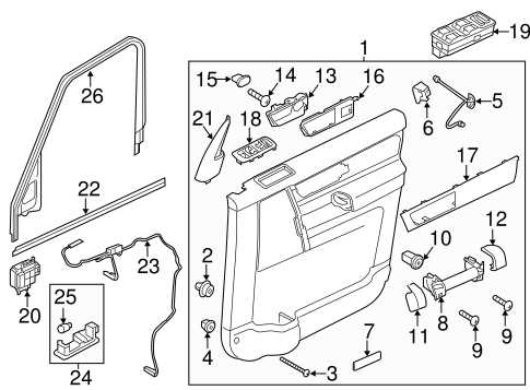 interior door parts diagram