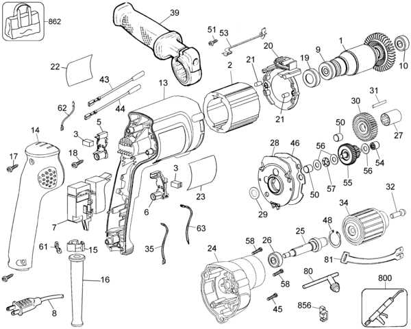 dewalt drill parts diagram