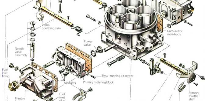 holley carb parts diagram