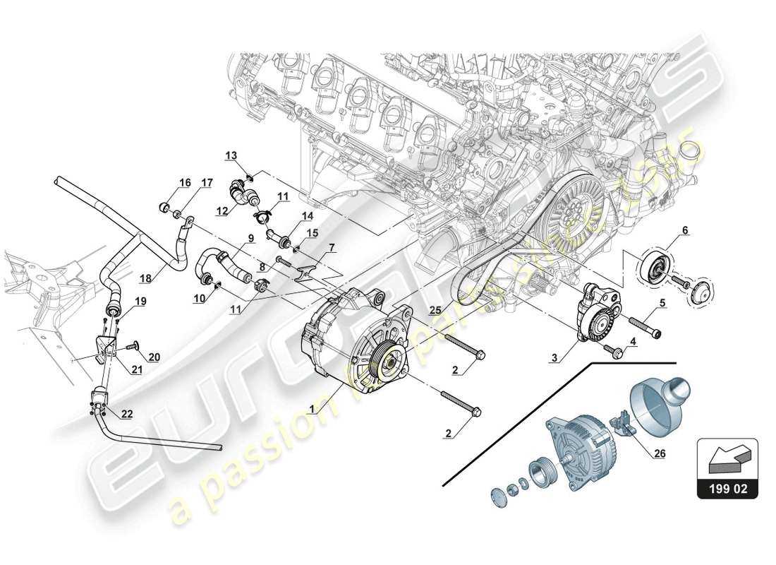 alternator diagram parts