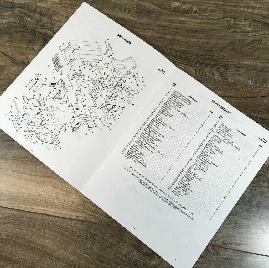 ford yt16 parts diagram