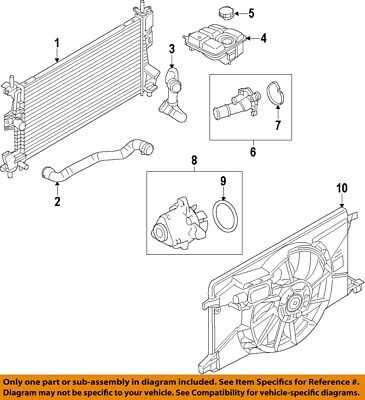 parts of a radiator diagram