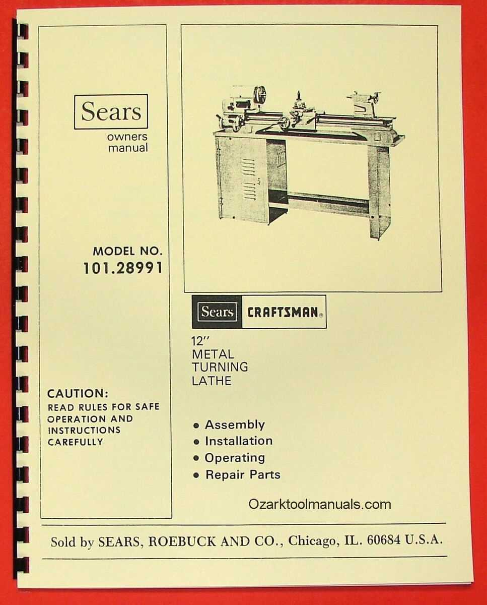 craftsman 109 lathe parts diagram