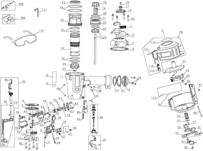 dewalt d51825 parts diagram