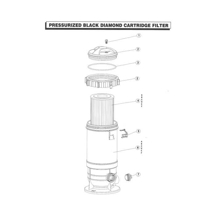 hayward pool filter parts diagram