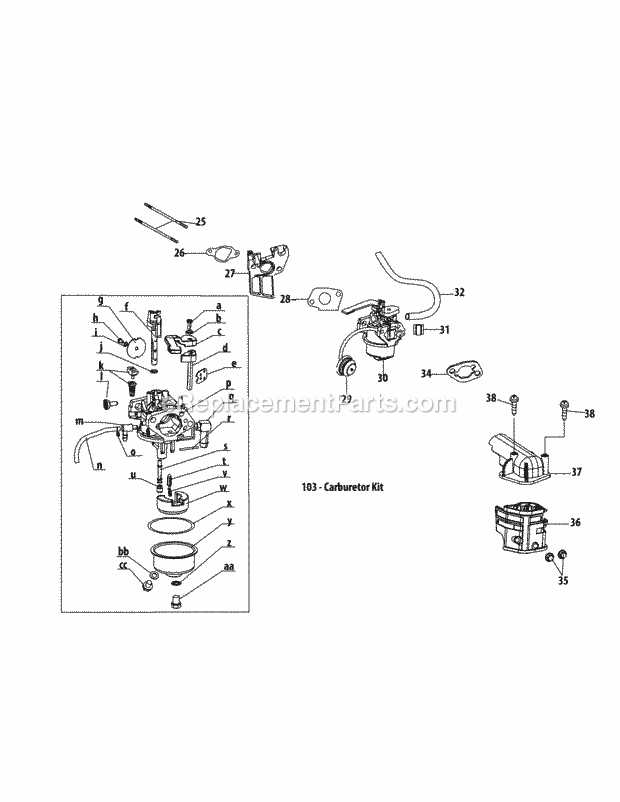 mtd snow thrower parts diagram