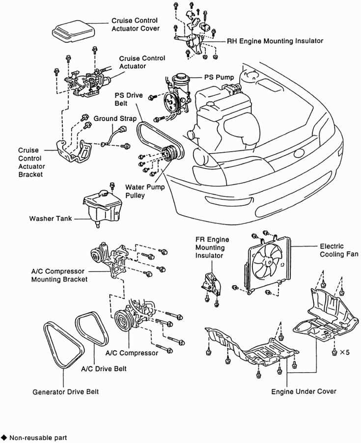 2004 toyota corolla parts diagram