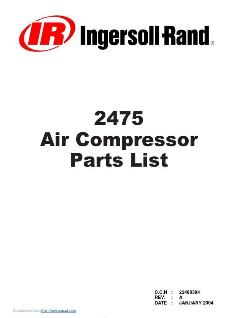 ingersoll rand t30 parts diagram