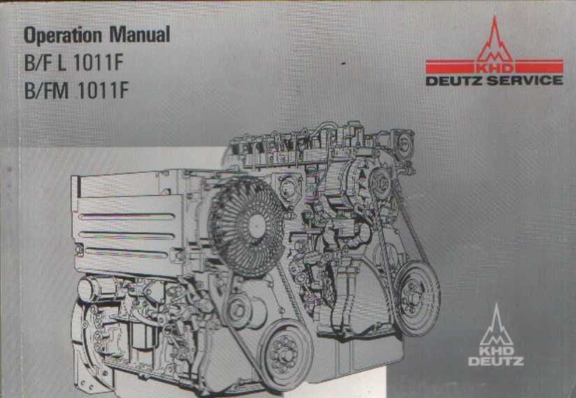 deutz 1011 engine parts diagram