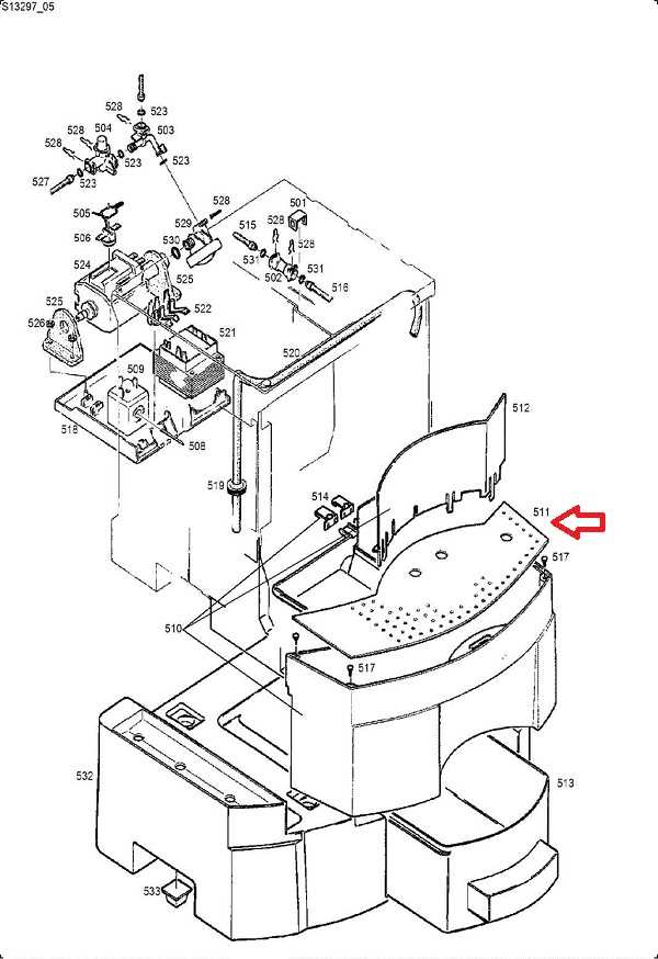 delonghi magnifica xs parts diagram