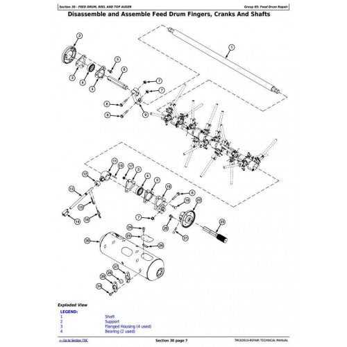 john deere 635fd parts diagram