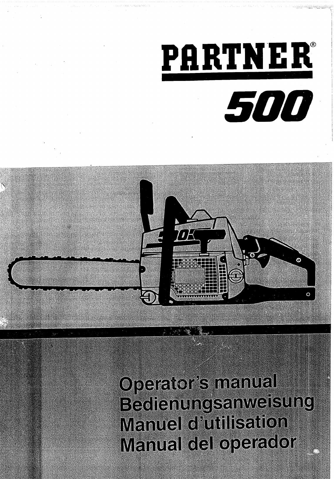 partner chainsaw parts diagram