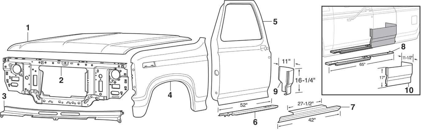 2008 ford f150 body parts diagram