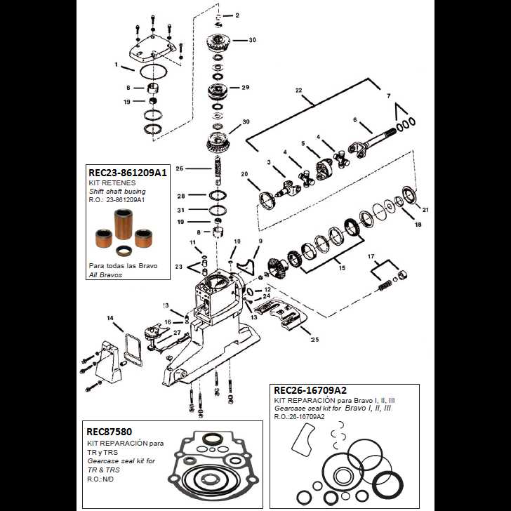 bravo 2 parts diagram