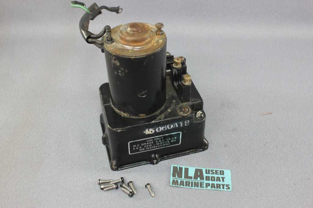 mercruiser trim pump parts diagram