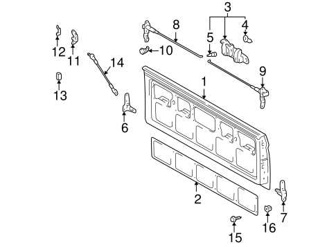 1998 toyota tacoma parts diagram