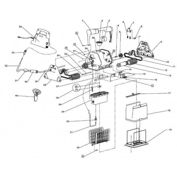 dolphin m600 parts diagram