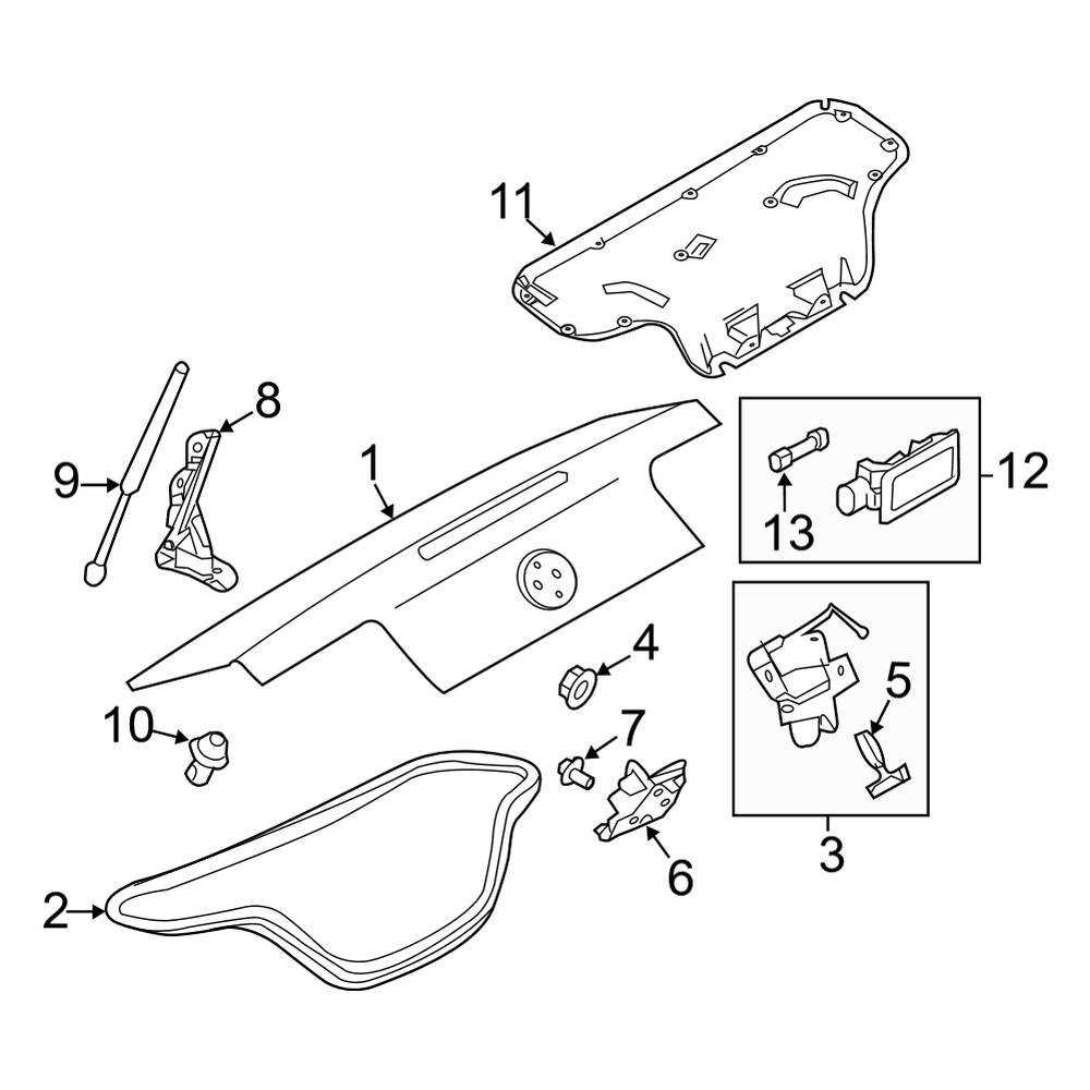 2012 mustang parts diagram