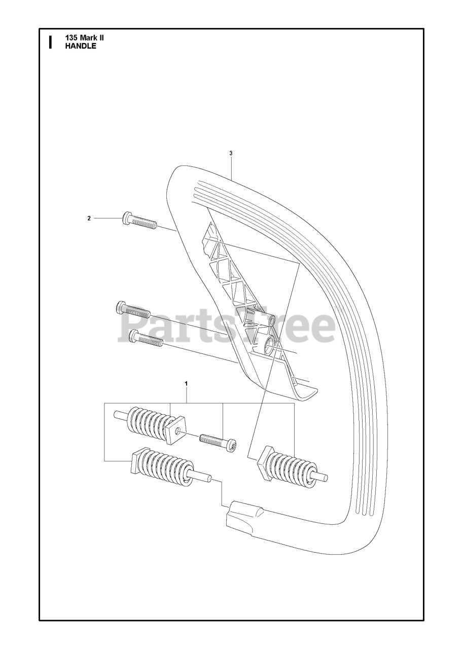 husqvarna 135 parts diagram