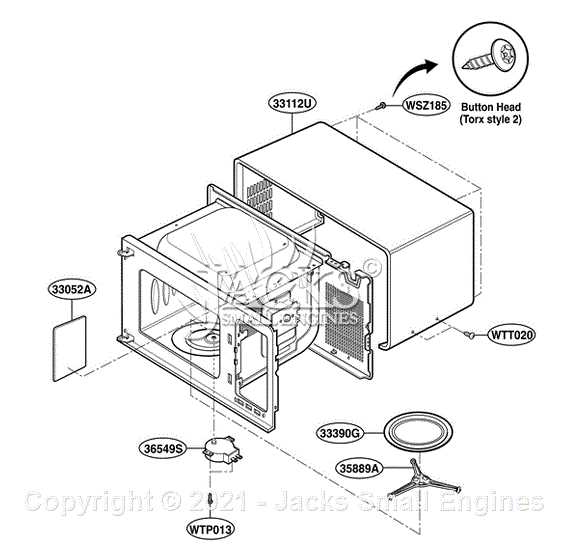 oven parts diagram