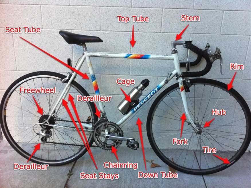 bicycle fork parts diagram