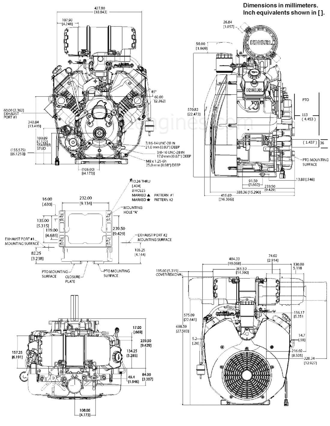 kohler command 22 hp engine parts diagram