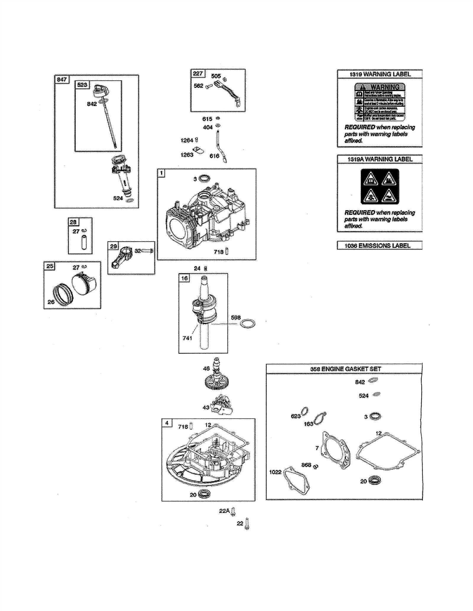 parts diagram for briggs and stratton carburetor