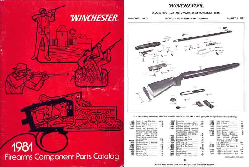 winchester model 94 parts diagram