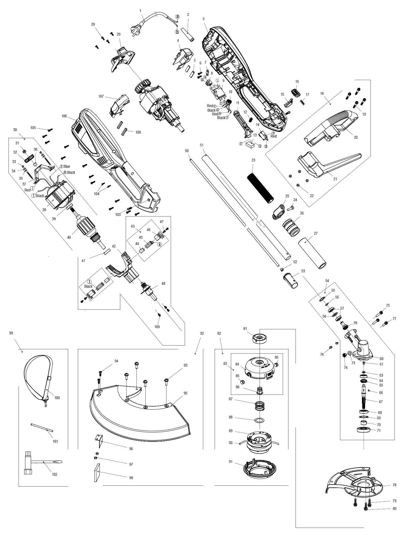 makita bo5010 parts diagram