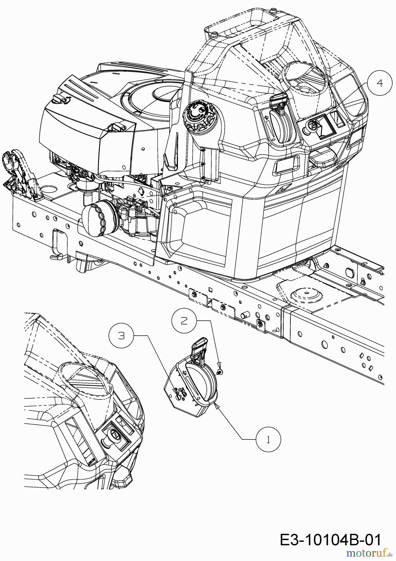 cub cadet xt1 lt46 parts diagram