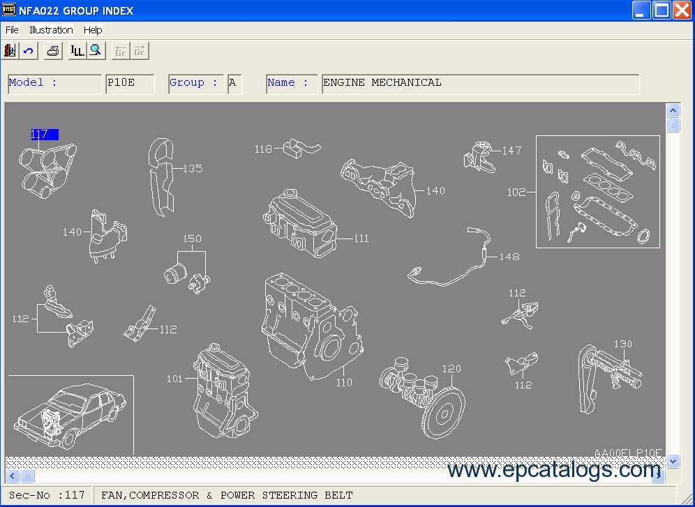 nissan parts diagram online