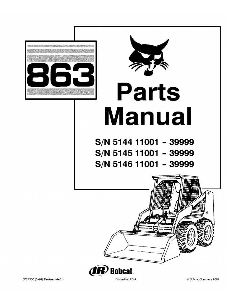 bobcat 863 parts diagram